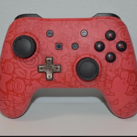 PowerA Red Nintendo Switch Enhanced Wired Controller (Cable not included) - Picture 1 of 8